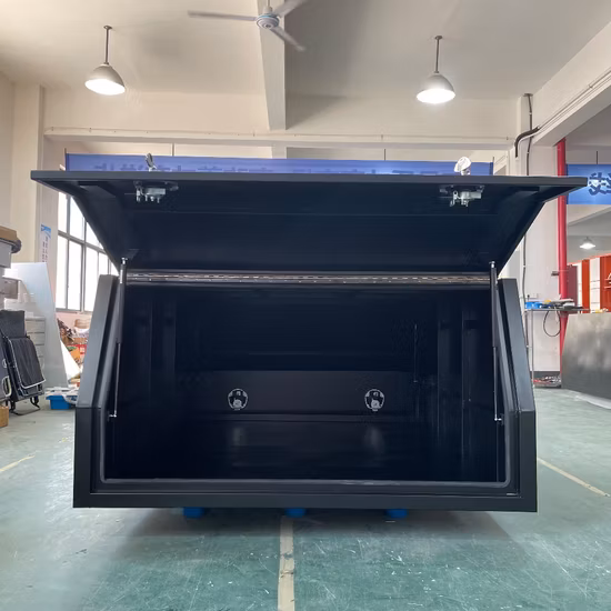 Dual Cab Ute Canopy Aluminium Steel Metal Truck Storage Toolbox Outdoor Working Waterproof Manufacturer Customized