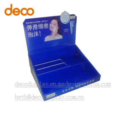 Vitrina de mostrador de cosméticos de venta completa para espuma facial