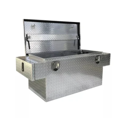 Caja de herramientas de aluminio Caja de herramientas de ala de gaviota con apertura superior