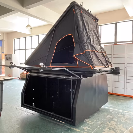 Caja de herramientas de almacenamiento para camión de metal y acero al aluminio con dosel Ute de doble cabina, resistente al agua para trabajo al aire libre, fabricante personalizado